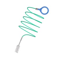 Tube Cleaning Brush Slim Flexible Drain Brush Long Pipe Cleaners for Car and Windshield Wiper Drain Hole