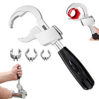 Universal Adjustable Double-ended Wrench Multifunctional Bathroom Wrench