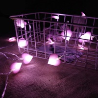 Valentines Day LED String Lights Fairy Heart Shaped Decor