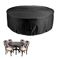 Water resistant Outdoor Furnitur Cover Round Dust Cover Square Patio Table and Chair Cover,Patio Furniture Cover Garage Furniture Cover