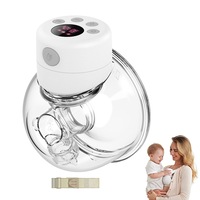 Wearable Electric Breast Pump Portable Hands-Free Breastfeeding Pump with Massage