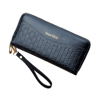 Women Fashion PU Leather Long Purse Handbag