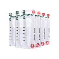 1st Care 6PCE 5ml Multipurpose Liquid Medicine Dropper 11.5cm