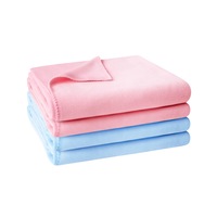 1st Steps 4PCE Baby Blankets Soft Polar Fleece 70 x 70cm