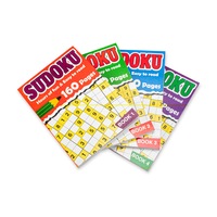 4PK Sudoku Puzzle Books A5 Stimulating Relaxing Fun Logic Thinking 160pg