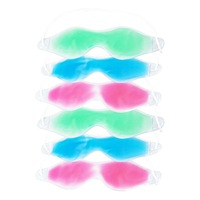 1st Care 6PK Hot/Cold Gel Eye Masks Reusable Headaches Eye Strain 18 x 5cm