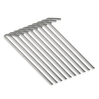 Garden Greens 40PCE Tent Pegs Multi Purpose Anti Rust High Tensile 4 x 175mm
