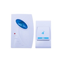 SAS Electrical Wireless Door Bell w Digital Remote 36 Different Melodies