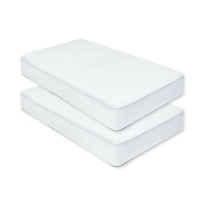 Home Master 2PCE Mattress Protector Single Size Elastic Fit 97.5 x 190cm 