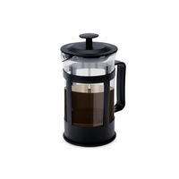 Home Master 350ml Coffee Plunger Glass Body Heat Resistant 3 Cup Brew 14cm
