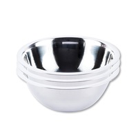 Home Master 3PCE Mixing Bowl Stainless Steel Dishwasher Safe Lightweight 20cm