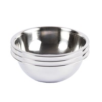 Home Master 3PCE Mixing Bowl Stainless Steel Dishwasher Safe Lightweight 26cm