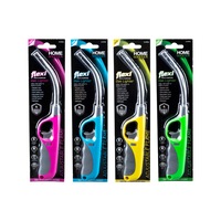 Home Master 4PCE Flexible Gas Lighter Bend and Stretch Refillable Safety Lock