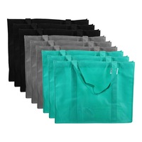 Home Master 9PK Tote Bags Reusable Eco Friendly Multi-purpose 46 x 36cm