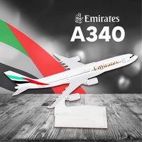 Model Aircraft Airbus A340 Collectors Edition Die-Cast Metal 15cm