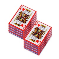 Party Central 24PCE Standard 52 Deck Playing Cards Plastic Coated