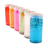 Party Central 36PCE Glitter Stars In Slime Non-Sticky Formula 6 Colours 260g