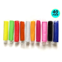 Party Central 40PCE Modelling Clay Super Soft & Flexible 10 Vibrant Colours