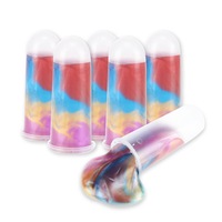 Party Central 6PCE Slime Super Oozy Metallic Colours Soft Stretchy Fun 47g