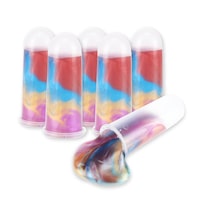 Party Central 6PCE Slime Super Oozy Metallic Colours Soft Stretchy Fun 47g