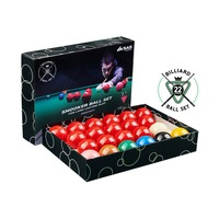 SAS Sports 6PK Premium Resin Snooker Ball Boxed Sets Gloss Finish 52.8mm