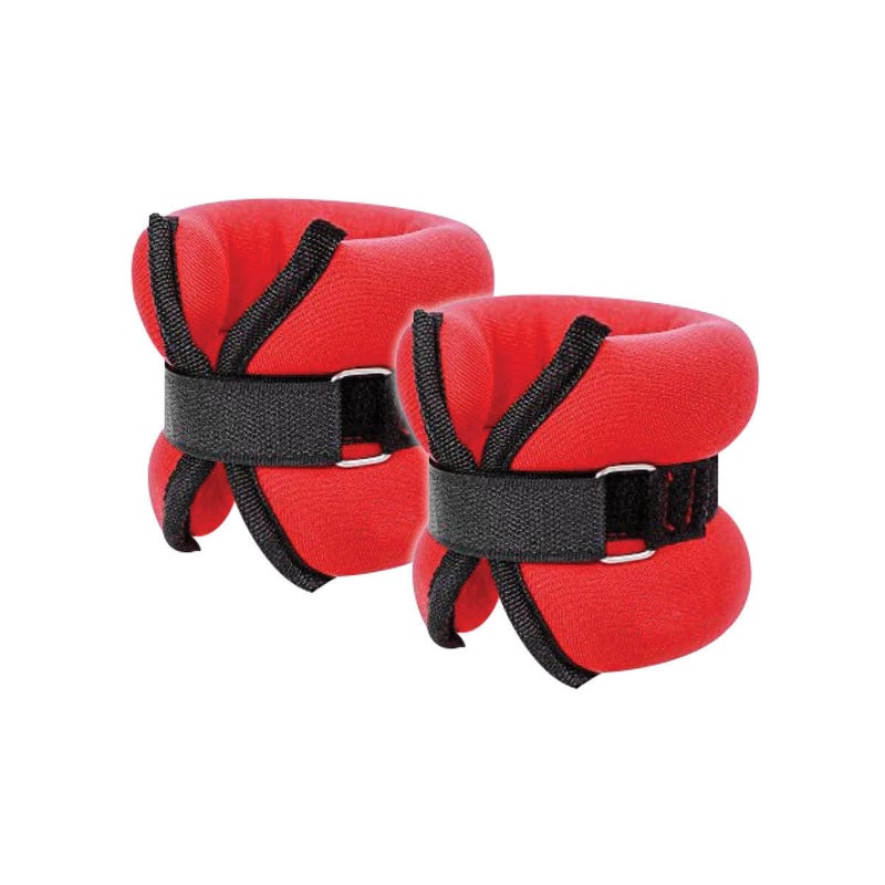 Sas Sports® Ankle/Wrist Weights Red Adjustable Straps Comfortable Breathable
