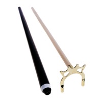 SAS Sports Spider Rest Head Cue Metal Extra Long Range Screw On Handle Piece 