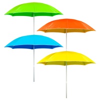 Summer Splash 12PCE 1.8m Beach Umbrella With Carry Bag Water Resistant