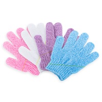 Swosh 10PAIR Exfoliating Gloves Refresh Cleanse Massage Smooth Skin 17 x 14cm