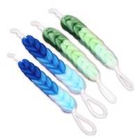 Swosh 4PCE Back & Body Scrubbing Loofahs Double Ended String Handles 30cm