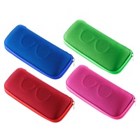 Swosh 4PCE Glasses Case Set Microfibre Cloth & Neck Cord Various Colours 15cm