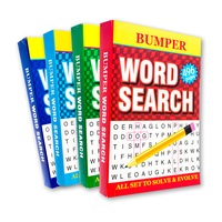 Word Search 4PK Activity Books Bumper 496PG A5 Size Adult Brain Games Fun