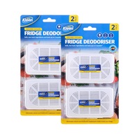 Xtra Kleen 4PK Deodoriser Fridge Odour Eliminator Compact Safe Natural