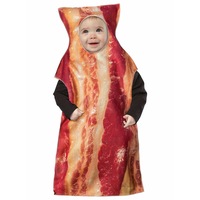 Hobbypos Bacon Breakfast Food Bunting Infant Baby Boys Girls Costume 3-9M