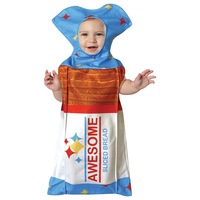 Hobbypos Loaf of Sliced Bread Breakfast Food Bunting Infant Baby Boys Girls Costume 3-9M