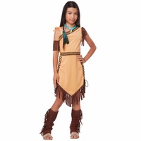 Hobbypos Native American Princess Indian Pocahontas Western Book Week Girls Costume