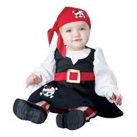 Hobbypos Petite Pirate Princess Caribbean Book Week Baby Infant Girls Costume 6-12M