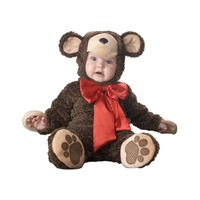 Hobbypos Lil' Teddy Bear Animal Deluxe Baby Boys Girls Infant Costume