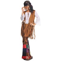 Hobbypos Peace Out 60s 70s Hippie Hippy Woodstock Women Costume