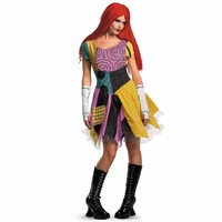Hobbypos Sally Fab Deluxe Disney The Nightmare Before Christmas Ragdoll Womens Costume