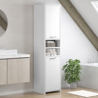 ALFORDSON Tall Cabinet - Avilla Bathroom Storage Furniture (White)