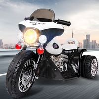 ALFORDSON Kids Ride On Car Electric Motorcycle 25W Motor Harley-Inspired Black
