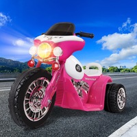 ALFORDSON Kids Ride On Car Electric Motorcycle 25W Motor Harley-Inspired Pink