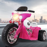 ALFORDSON Kids Ride On Car Electric Motorcycle 25W Motor Harley-Inspired Pink
