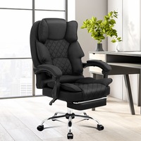 ALFORDSON Office Chair Gaming Executive Seat Computer Racer Fabric Recliner