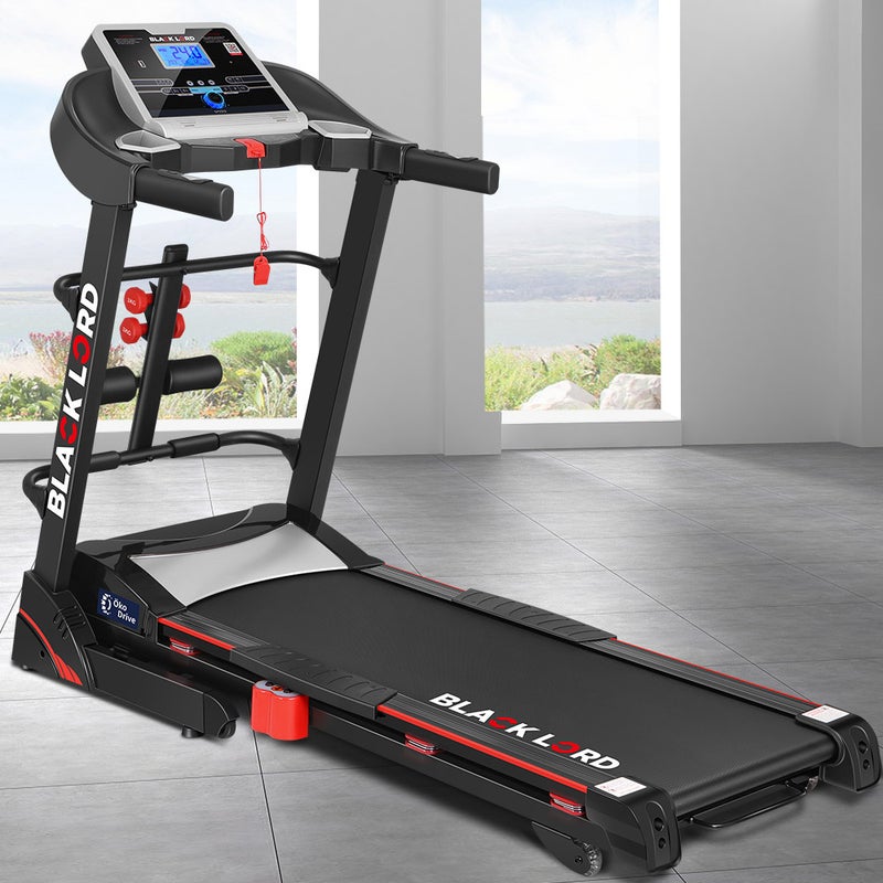 BLACK LORD Treadmill Electric Auto Incline Home Gym Exercise Run Machine Australia