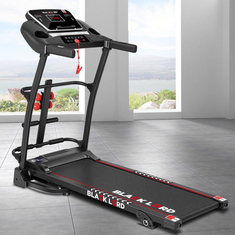 BLACK LORD Treadmill Electric Exercise Machine Run Home Gym Fitness Foldable Australia