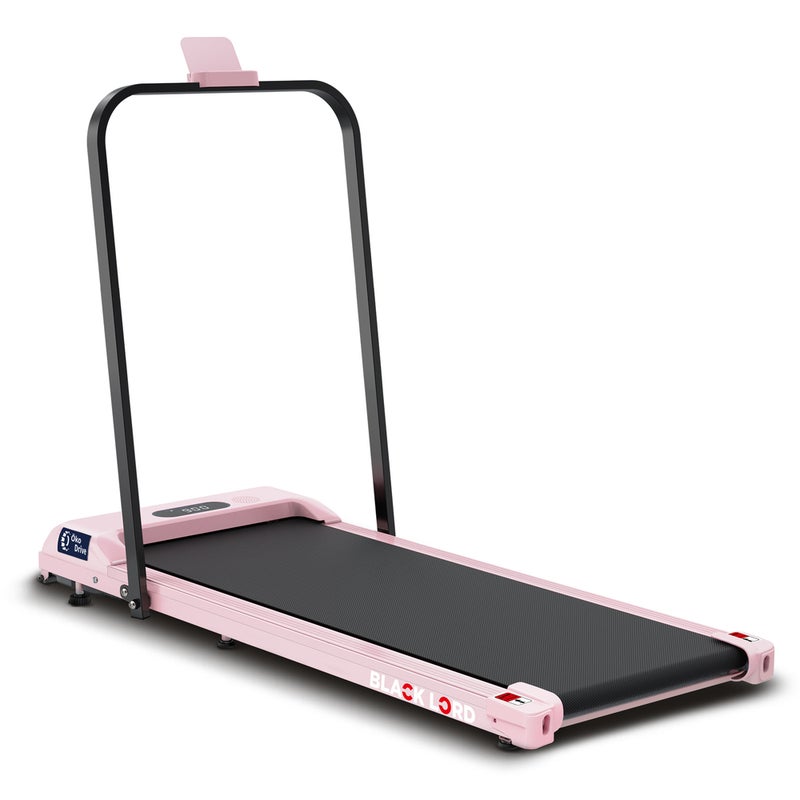 BLACK LORD Electric Treadmill Walking Pad Under Desk Fitness Remote Control Foldable (Pink) Australia