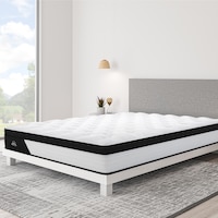 STARRY EUCALYPT Mattress King Single Size Euro Top Bonnell Spring 18cm Priscilla