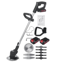 Cordless Grass Lawn Trimmer Edge Brush Cutter Whipper Snipper 2 Battery 24V